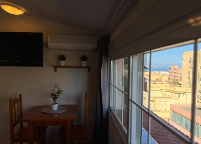 Carihuela Beach, Club San Antonio, Malaga Apartment Torremolinos